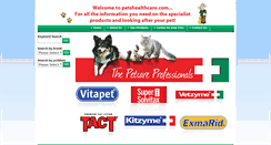 Desktop Screenshot of petshealthcare.com